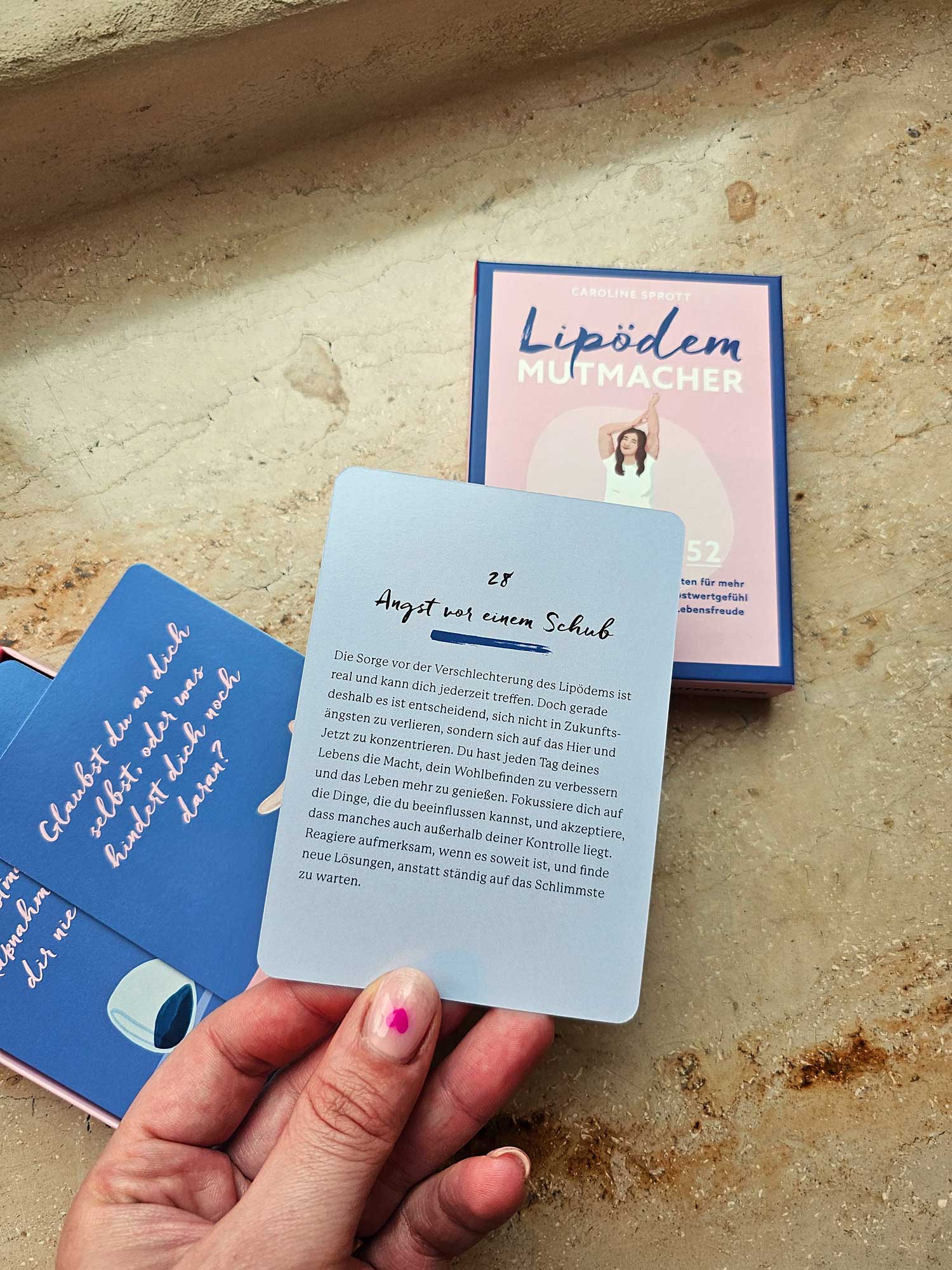 lipödem mutmacher karten caroline sprott power sprotte