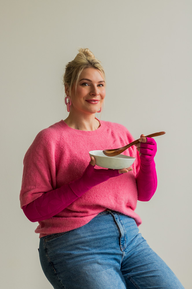 Power Sprotte Medi Armstrümpfe Winterrezepte bei Lipödem & Lymphödem