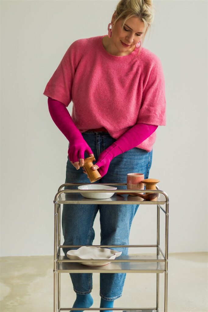 Caroline würzt ihr Essen, Lipödem Ernährung im Alltag